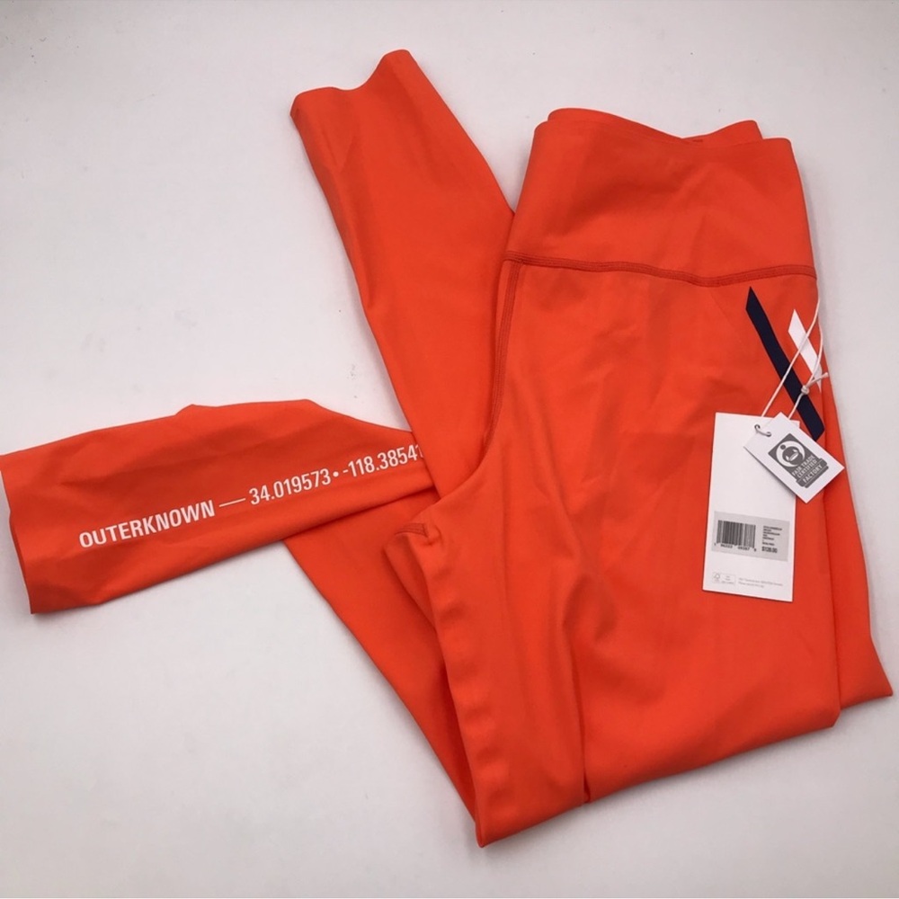 Outerknown Bright Orange Active Leggings